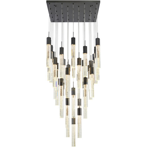 Canada 41 Light 35.4 inch Black Chandelier Ceiling Light